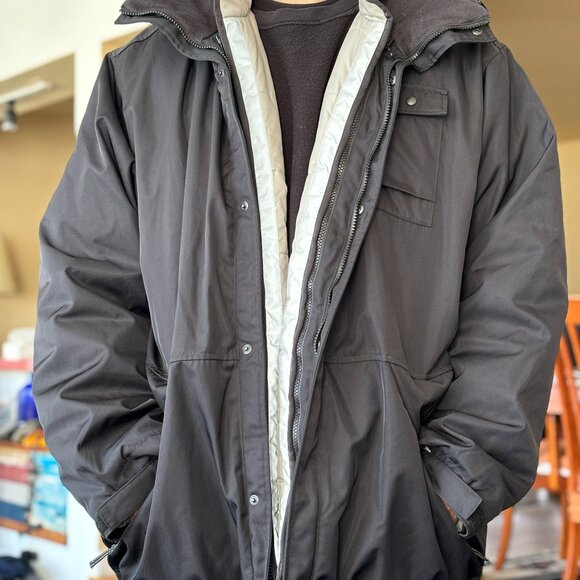 NIKE: 2 for 1 Parka Coat with Reflective & Insulated - Picture 1 of 13